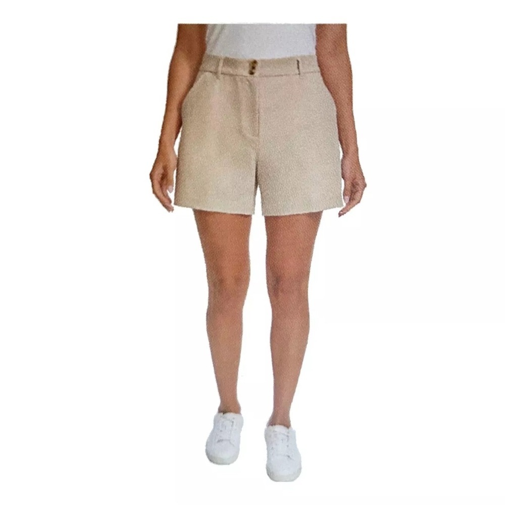 2 x 20$ NWT Nautica Tan Bermuda Shorts Relaxed Fit Cotton Blend